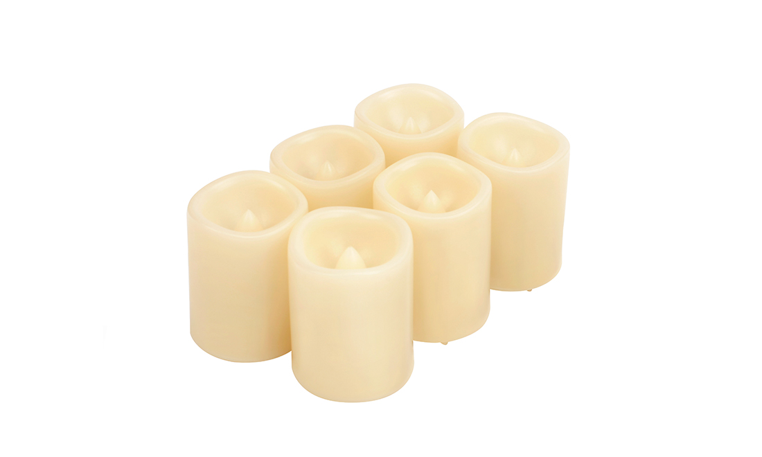 6 PACK COLOR CHANGING LED CANDLE LIGHT-EverBrite