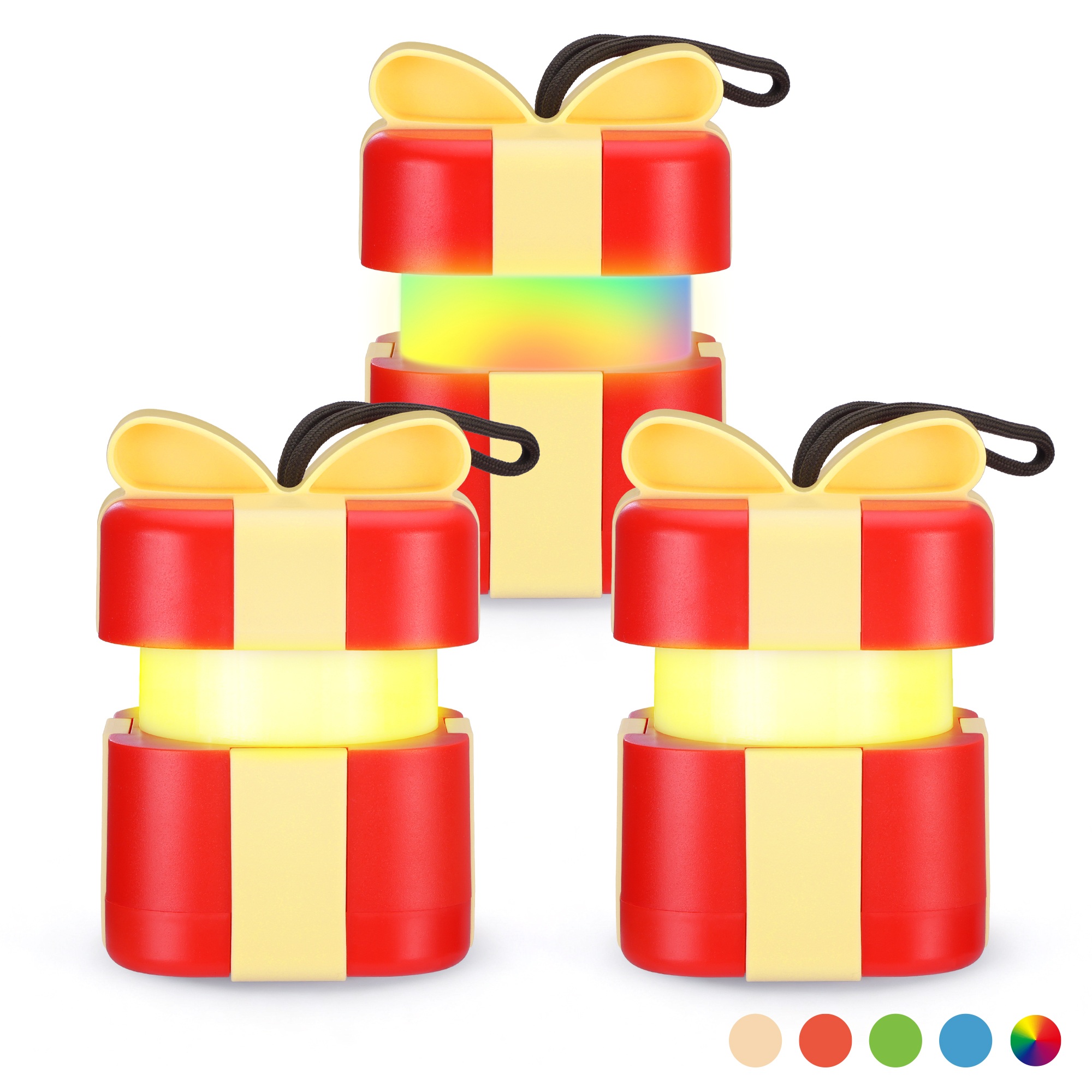 EVERBRITE CHRISTMAS GIFT BOX LANTERN