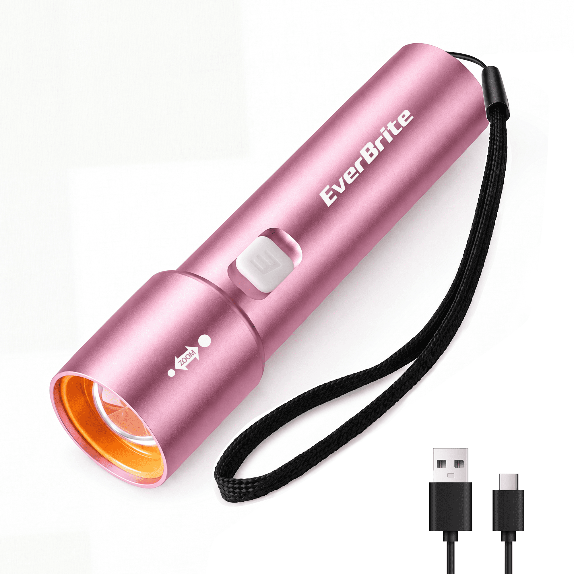 EverBrite Rechargeable Zoomable  Aluminum Flashlight